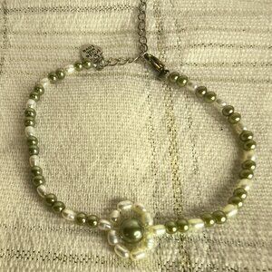 Made With Love Rice Pearl Ankle Bracelet